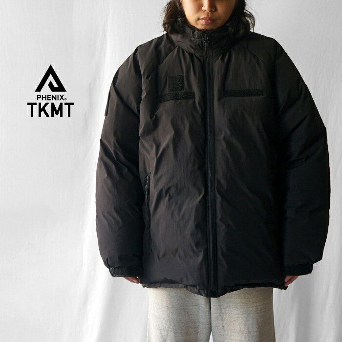 PHENIX by TKMT フェニックスバイティーケイエムティー ダウンジャケット 防寒 アウター JACKET, TYPE P-0010 モンスターパーカー PO-25060-O オーバーサイズ 宮下貴裕氏 リバーシブル ブランド メンズ おしゃれ かっこいい カジュアル サイズ02 サイズ03 ブラック