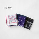 redad and fluffy レダッドアンドフラッフィー BANDANA バンダナ ハンカチ コットン 綿100% 日本製 おしゃれ ブランド リメイク パ...