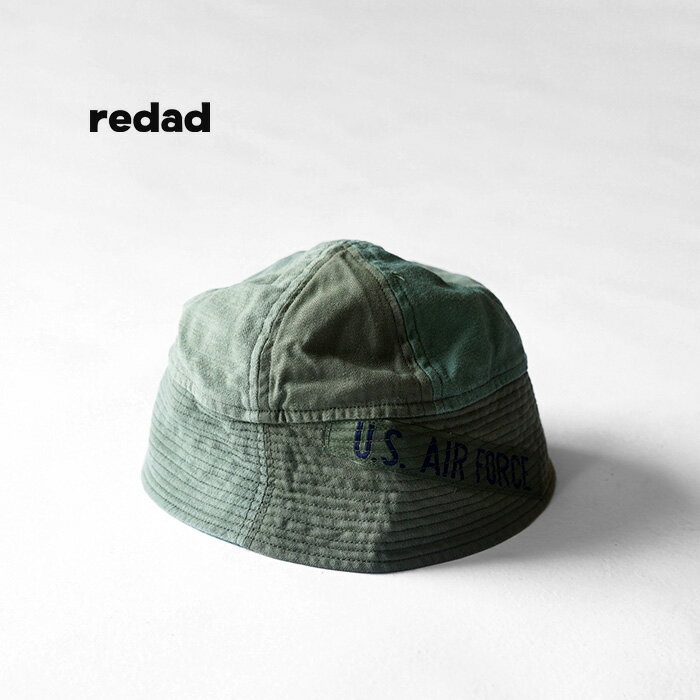 redad レダッド ハット 帽子 ミリタリー リメイク パッチワーク patchwork sailor hat - military パッチワークセーラーハット セーラーハット redad-GDS-020 メンズ レディース おしゃれ ブランド 日本製 フリーサイズ 1点物 レア 希少 オリーブ グリーン