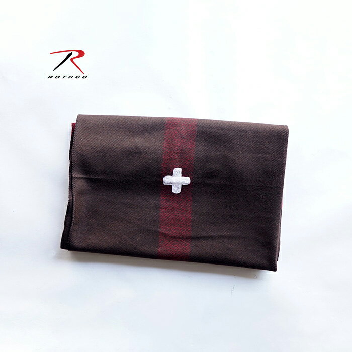 Rakuten - ROTHCO ロスコ ウールブランケット Swiss Wool Blanket With Cross スイスウールブランケットウィズクロス 10236 ブランケット ソファー ベッド ラグ 大判 リビング インテリア 丈夫 キャンプ アウトドア カジュアル おしゃれ ブランド メンズ レディース 164cm×210cm
