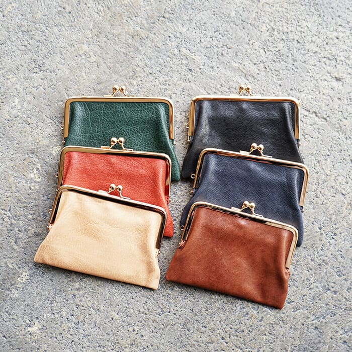 財布 ウォレット メンズ 小銭入れ 財布 小銭入れ がま口 コインパース レザー 本革 おしゃれ ダマスキーナ ダブルガマグチウォレット ブラック レディース DAMASQUINA W GAMAGUCHI WALLET -BLACK