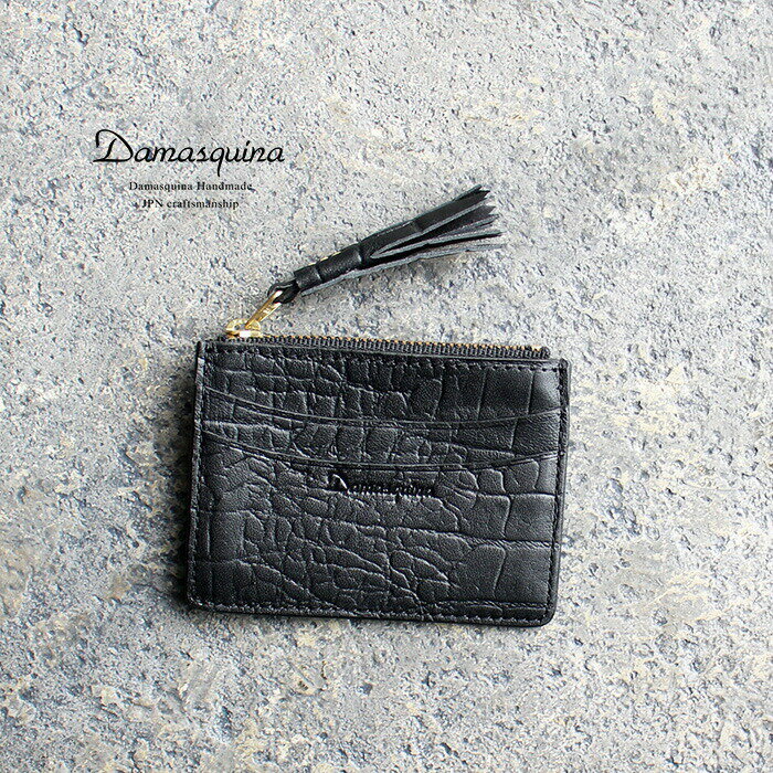 ڤڡۺ å      ֥ 쥶  ޥ ܥ ߥ˥ޥ०å ⡼ ǥ ե ץ쥼  DAMASQUINA EMBOSSING MINIMUM WALLET SMALL