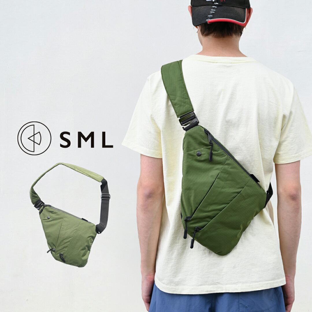 乐天商城 - SML エスエムエル HUNTING BAG ハンティングバッグ K900081W ショルダーバッグ リップストップ ナイロン ボディバッグ バッグ 鞄 メンズ レディース スリングバッグ ホルスター型 春夏 シンプル カジュアル カーキ ブランド おしゃれ 普段使い ツーリング バイク 自転車