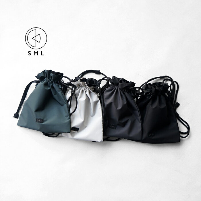 SML エスエムエル MULTI POCKET DRAWSTRING M マルチポケットドローストリング Mサイズ K904094 ショルダーバッグ 巾着バッグ 巾着ショルダー バッグ メンズ レディース JUDEシリーズ 防水 撥水 軽量 3層構造 サコッシュ