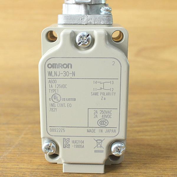 WLNJ-30-N 2回路リミットスイッチ WL-N/WLG 一般形 omron