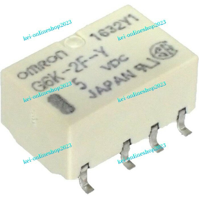 【新品★適格請求書★税込】OMRON SMD 高絶縁 小型リレー シングル ステイブル形 DC 5V 1A G6K-2F-Y 【6..