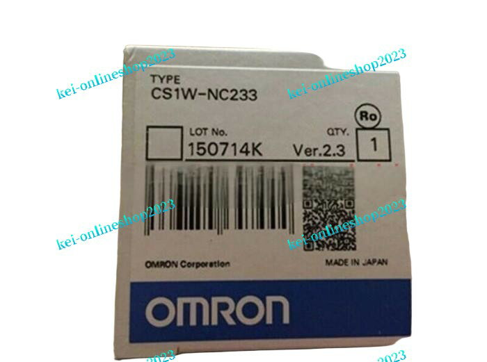 【新品★適格請求書★税込】 OMORN プログラマブルコントローラ CS1W-NC233 【6ヶ月保証】