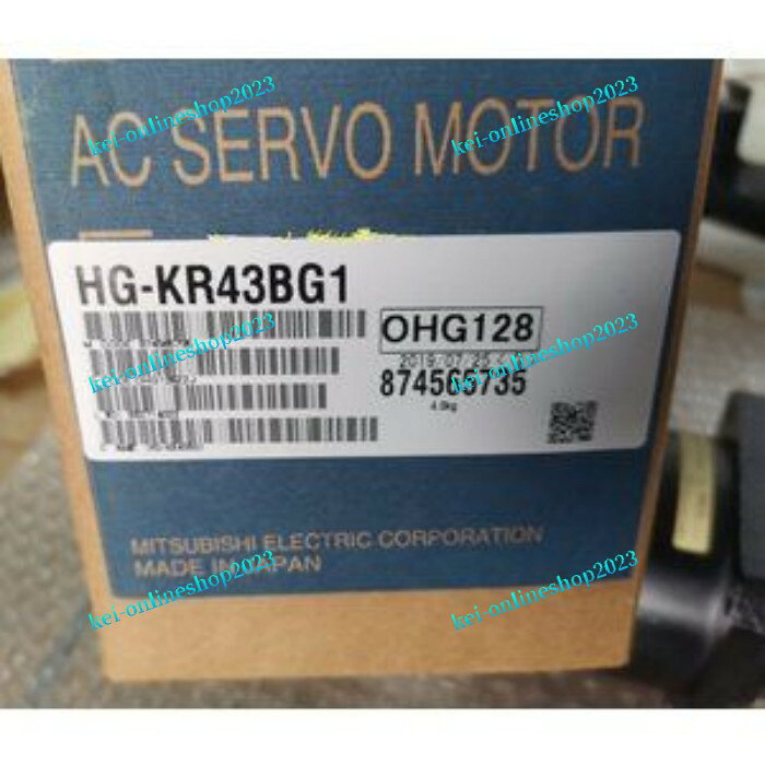【新品★適格請求書★税込】三菱HG-KR43BG1 　サーボモーター ◆ 6ヶ月保証