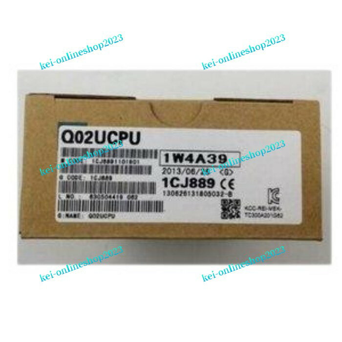 【新品★適格請求書★税込】MITSUBISHI/三菱電機 Q02UCPU シーケンサ Q02UCPU　CPUユニット ◆6ヶ月保証