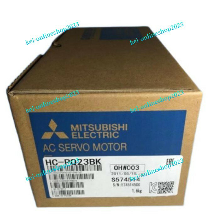 【新品★適格請求書★税込】MITSUBISHI/三菱 HC-PQ23BK サーボモーター【6ヶ月保証】