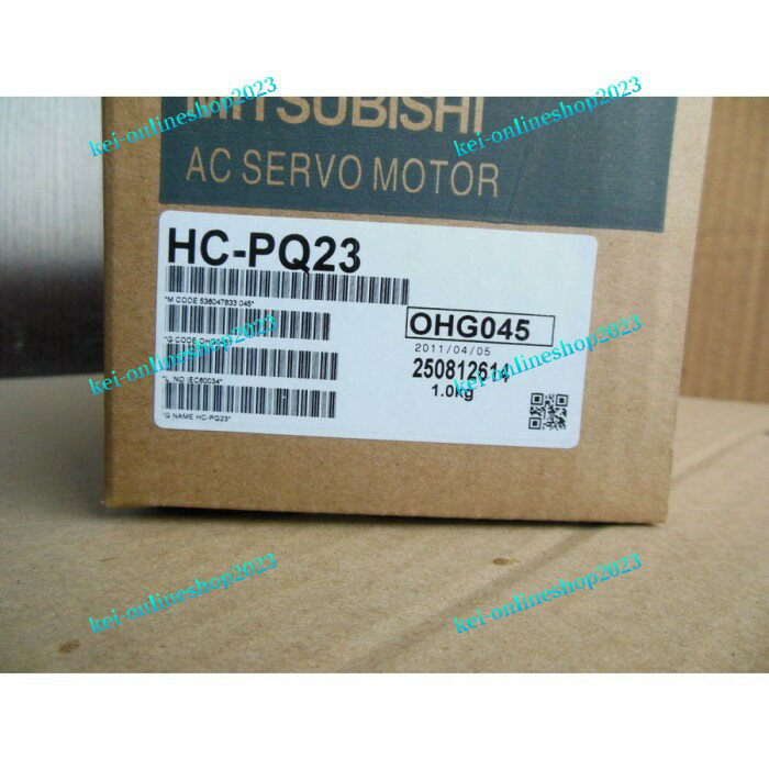 【新品★適格請求書★税込】HC-PQ23 MITSUBISHI三菱電機 ACサーボモーター【6ヶ月保証】