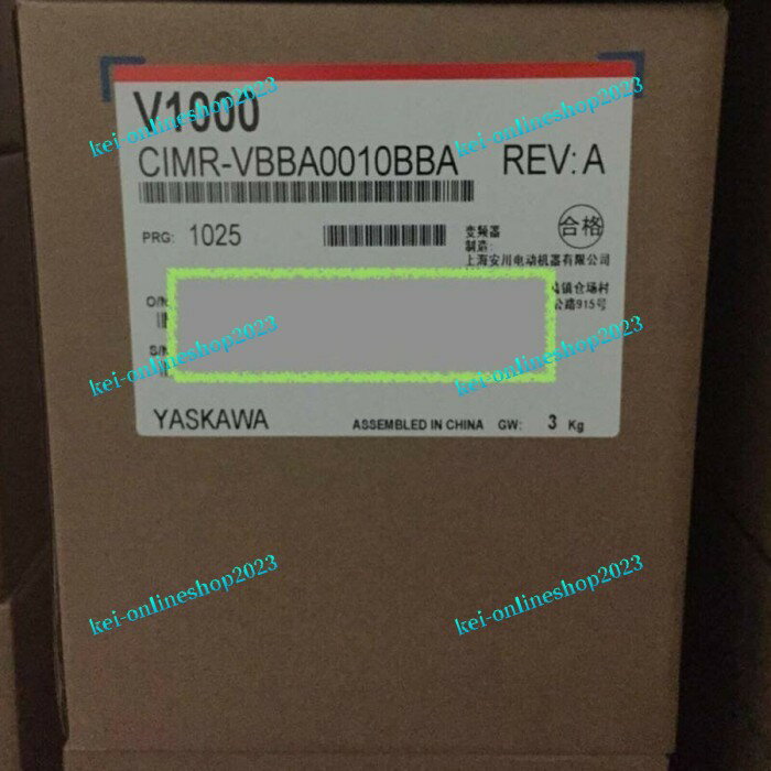 【新品★適格請求書★税込】CIMR-VBBA0010BBAインバーターCIMRVBBA0010BBA NEW 【6ヶ月保証】