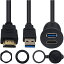 hdmi usb ѴHDMI&USB3.0 Ĺѥͥɿ奱֥ USB 3.0 & HDMI t᥹Ĺޥ åޥ եåޥ ѥͥޥȥ֥  ܡ ȥХ 2m/6.6ե