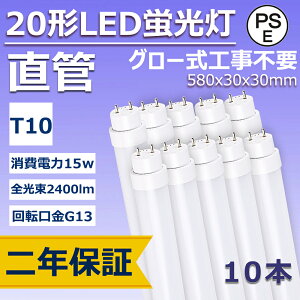 LEDָ 20w 15w 2400lm  G13 T10 580mm 58cm Ѿȼ ʥ  ľɷָ ǻ ȯǮ Ǯ ŷ  PLݸ CE RoHS PSEǧ 50000hĹ̿ ǯݾ(10)