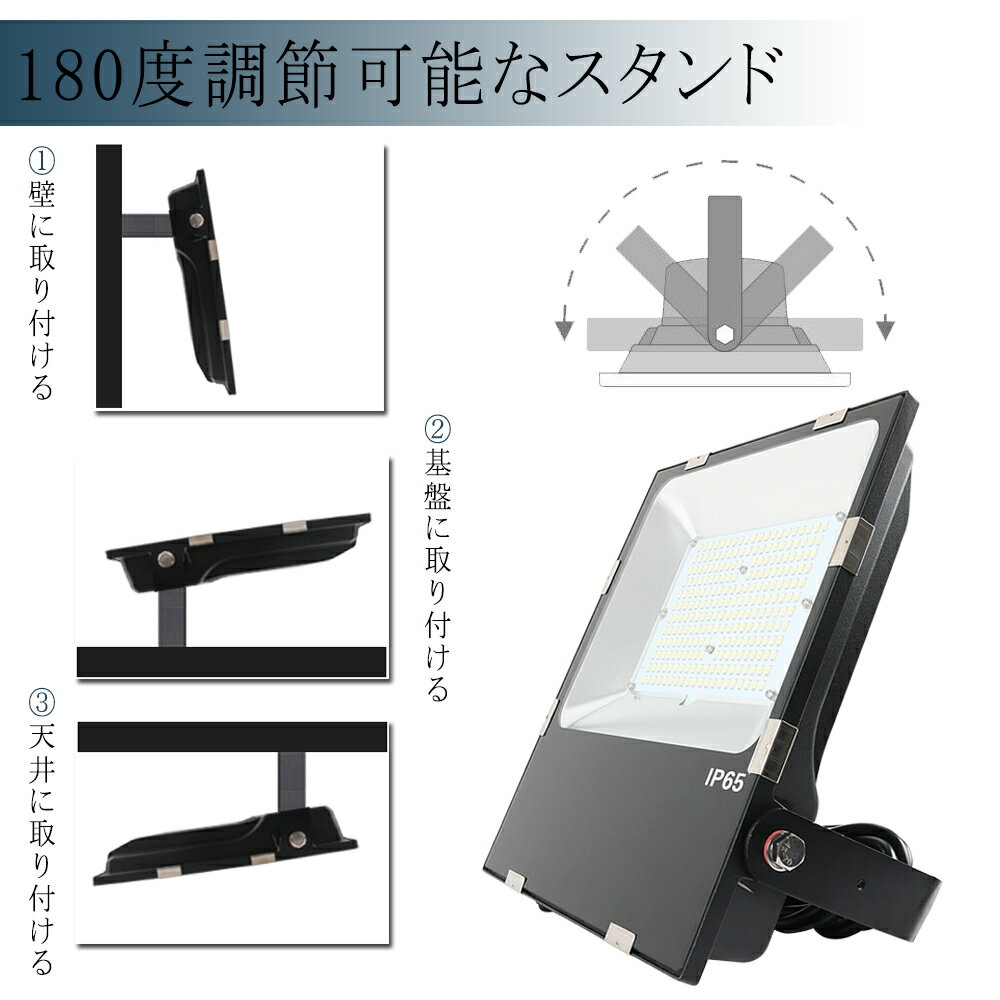 tenfl-80w-led投光器-IP65-防水照明器具
