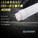 F6000K PSEF LEDu T10 LEDǃv G13 O[Hsv LEDCg 120CM 1198MM 40W^u d u40^ 20Wd Px4000LM 180z 50000H h ȃGl 邢 Ra85F LEDƖ ƒ  wZ Nۏ