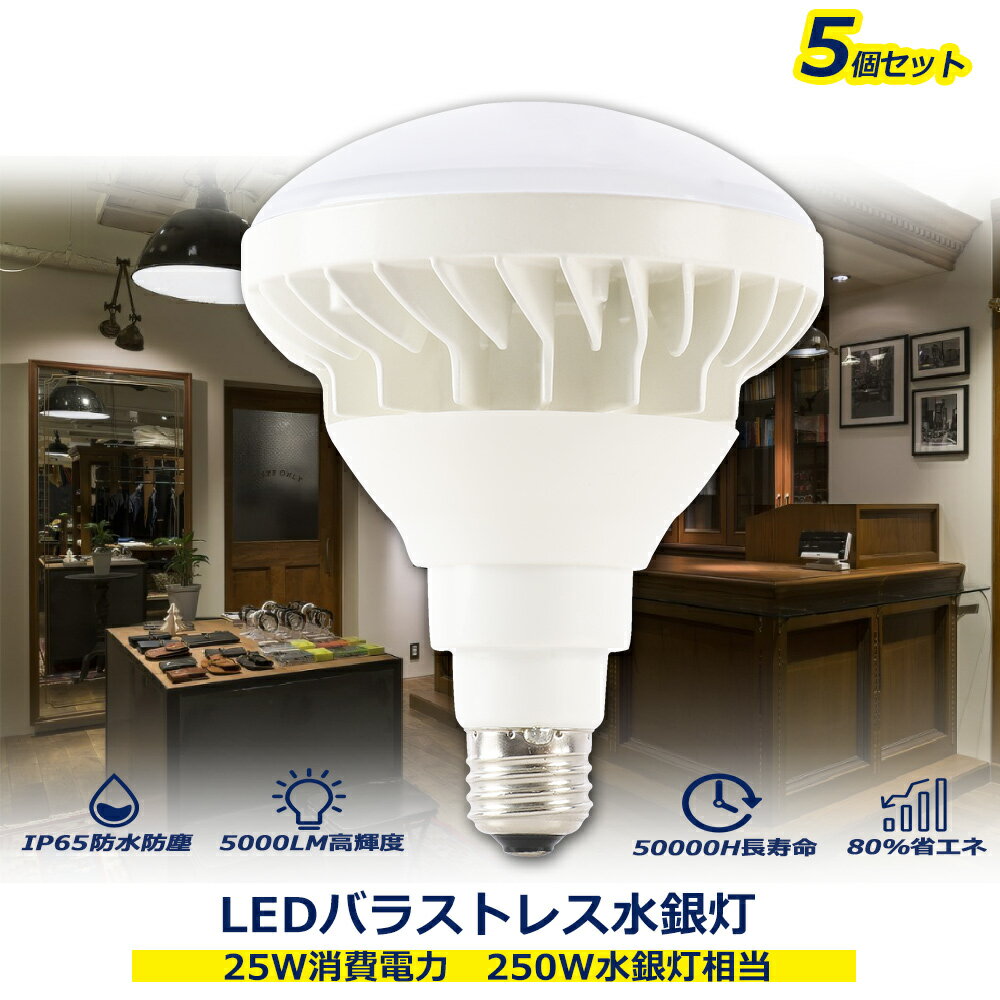 【5個セット】ledバラストレス水銀