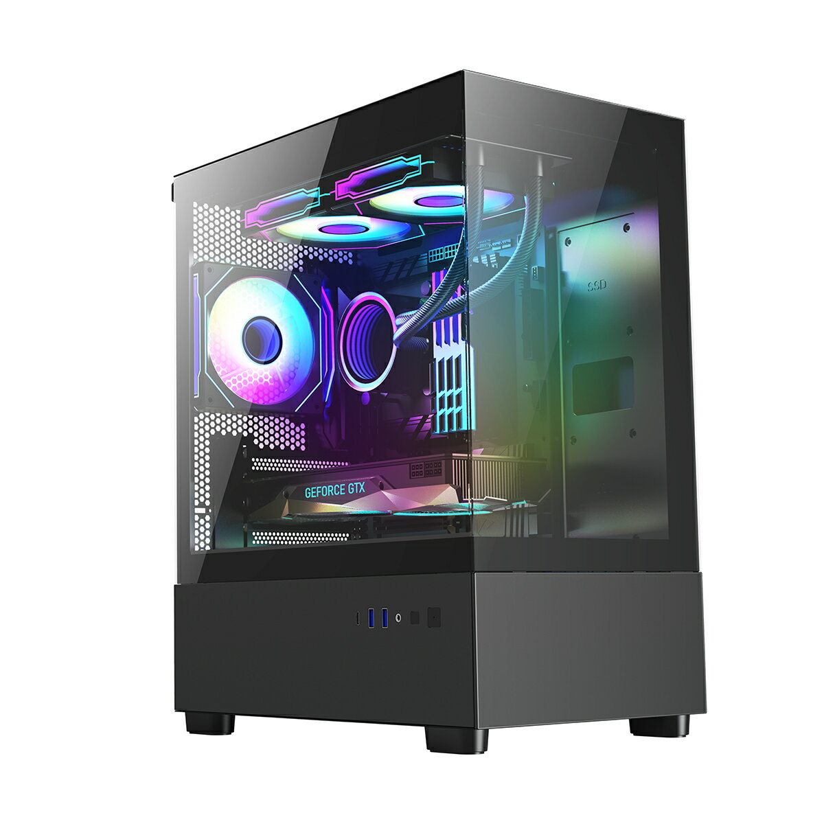 楽天市場】黒（PCケース・筐体｜PCパーツ）：パソコン・周辺機器の通販
