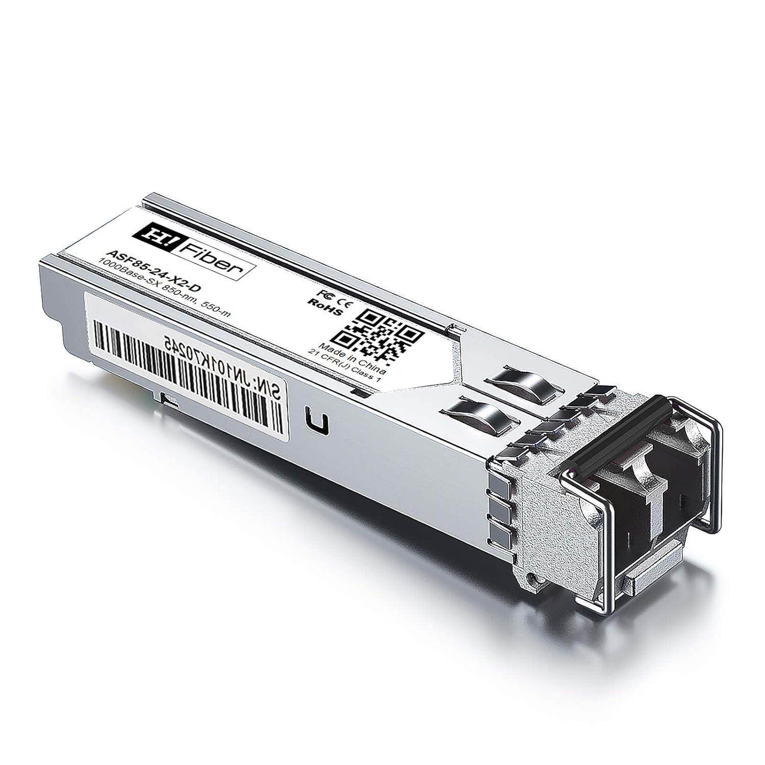 ��10Gtek H!Fiber�� ��������������Ź�� 1.25G SFP 1000Base-SX ���ȥ�󥷡��С� MMF 850nm ����550m DDM Cisco GLC-SX-MMD �ߴ�