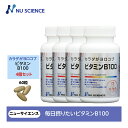 ニューサイエンス カラダがヨロコブビタミンB100 粒タイプ 60粒（1粒当たり1.35g) 約2ヵ月分 4個セット