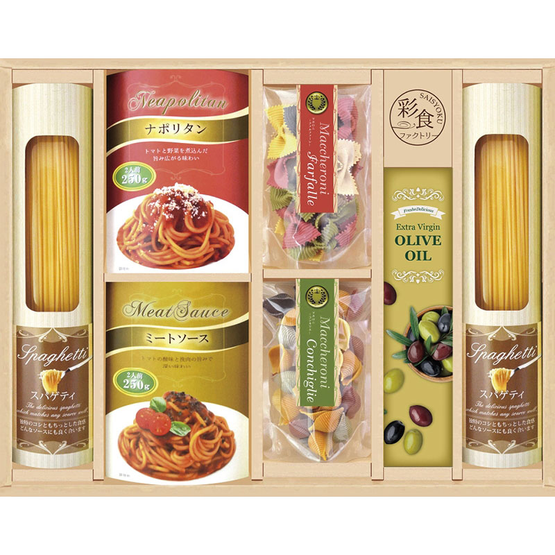 ギフト 内祝い 彩食ファクトリー 味わいソースで食べるパスタセット PHF-DJR｜結婚内祝い 出産内祝い お祝い お礼 お返し 引き出物 ご挨拶 快気祝い 香典返し 記念日 お歳暮 お年賀 2024