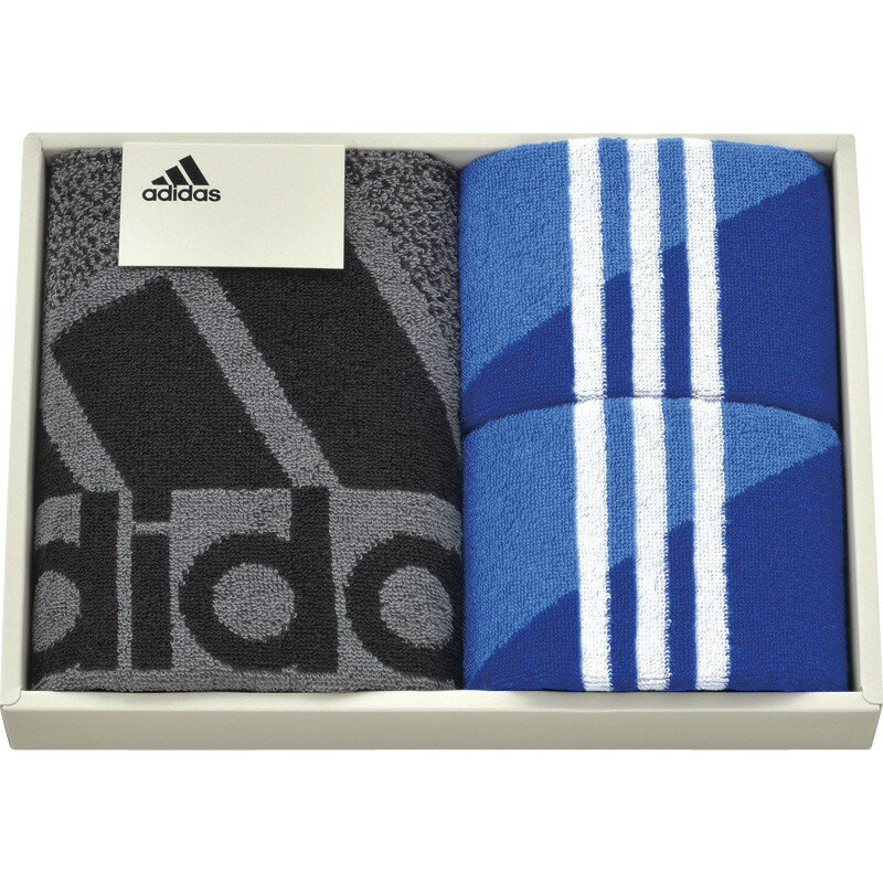 【15日限定★P5倍】タオル ギフト アディダス コレクト フェイスタオル&タオルチーフ2P AD-2591｜結婚内祝い 出産内祝い お祝い お礼 お返し 引き出物 ご挨拶 快気祝い 香典返し 記念日 誕生日 お歳暮 お年賀 2025