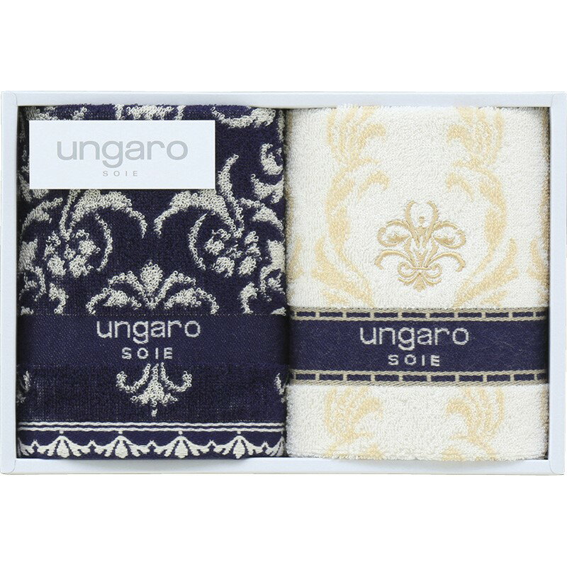 【15日限定★P5倍】タオル ギフト ウンガロ Uサファイア ゲストタオル2P DG15048｜結婚内祝い 出産内祝い お祝い お礼 お返し 引き出物 ご挨拶 快気祝い 香典返し 記念日 誕生日 お歳暮 お年賀 2025