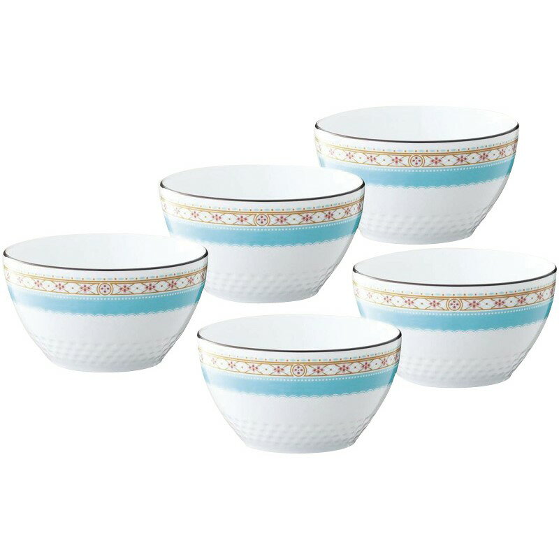 ギフト 内祝い ノリタケ ハミングブルー 11cmボウル5個セット 1645L/F94502｜送料無料 結婚内祝い 出産内祝い お祝い お礼 お返し 引き出物 ご挨拶 快気祝い 香典返し 記念日 誕生日 お歳暮 お年賀 2025