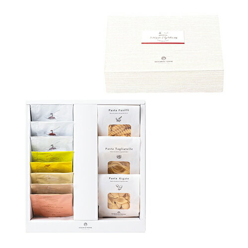 【30日限定★P5倍】ギフト 内祝い OCEAN&TERRE 北海道 Premium海鮮パスタ&野菜スープセットC A609｜結婚..