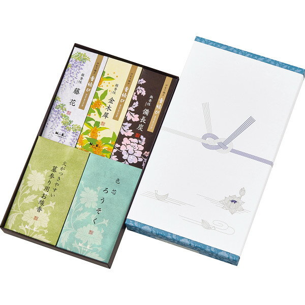 ギフト 贈答用 日本香堂 御香セット1500(包装済) 66702|お返し 香典返し 粗供養 お供え お供え物 2025