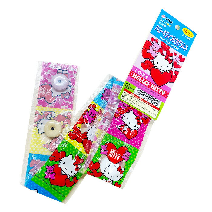 コリス ハローキティ つりさげ ラムネ 10個 T4901361015480　ラムネ お菓子 おやつ 子供 キッズ 子供会 景品 大人買い まとめ買い 楽しい 美味しいのサムネイル