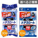 2種展開｜ 大王製紙 エリエール ドデカシート スーパークール シトラスの香り 徳用 30枚 10枚 汗拭きシート ボディーシート 顔 からだ メントールタイプ 爽快 すっきり 大判 厚手 日本製 携帯用