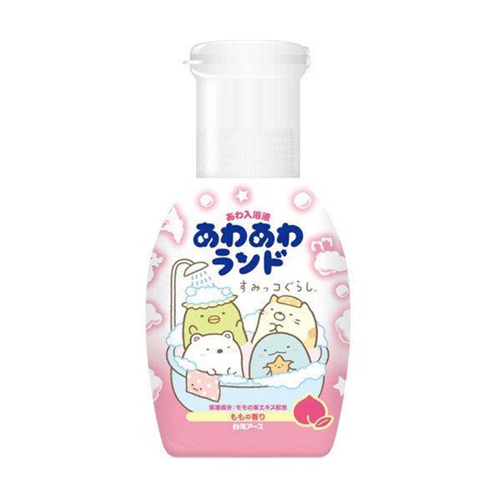 白元アース あわあわランド すみっコぐらし ももの香り 300ml T4901559226735【訳あり】