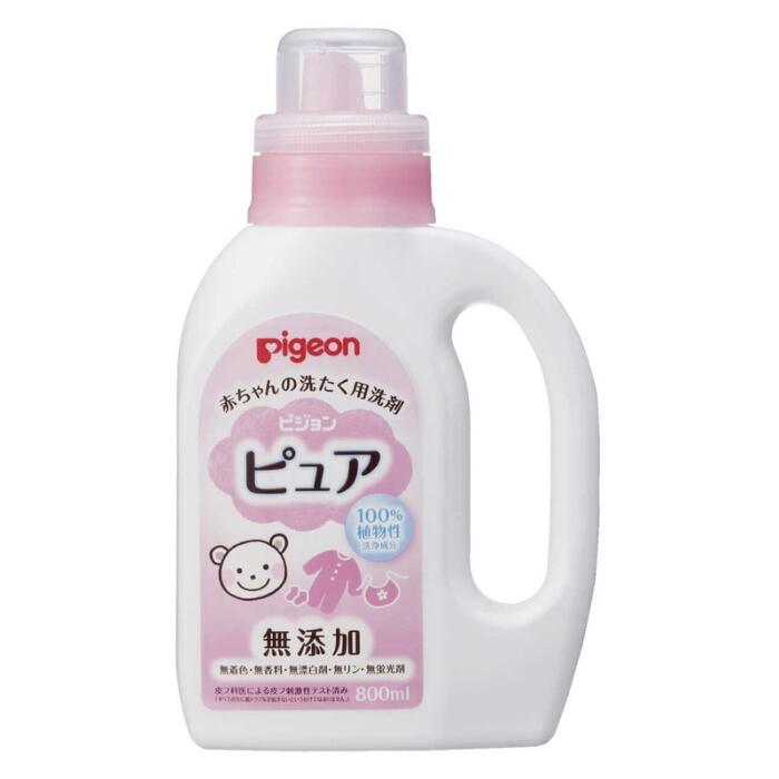 ピジョン 赤ちゃんの洗たく用洗剤 ピュア 800ml T-4902508121316 ベビー洗剤 無添加 洗濯洗剤 新生児 洗たく洗剤 ピジョン 詰め替え対応 植物性成分 敏感肌 赤ちゃん衣類 洗剤おすすめのサムネイル
