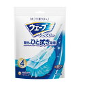 ユニ・チャームウェーブ共通取替えシート4枚 T4903111442577 掃除用品 取替え 使い捨てシート 花粉 髪の毛 ホコリ 抗菌 ハンディワイパー