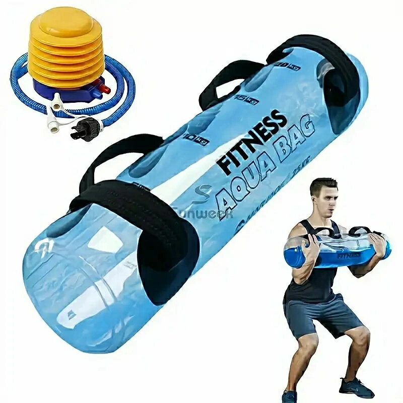 ウォーターバッグ ウォーターバッグ トレーニング 体幹トレーニング 器具 5kg 10kg 15kg 20kg 25kg 30kg 35kg 筋トレ器具 ウォーターダンベル 水 ウォーターバック コアトレーニング バーベル フットポンプ付き 送料無料