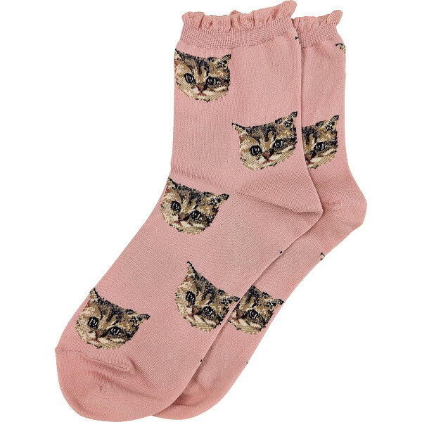 ポール&ジョー レディースソックス ヌネットフェイス総柄 靴下 プレゼント ギフト 贈り物 お祝い 誕生日 母の日