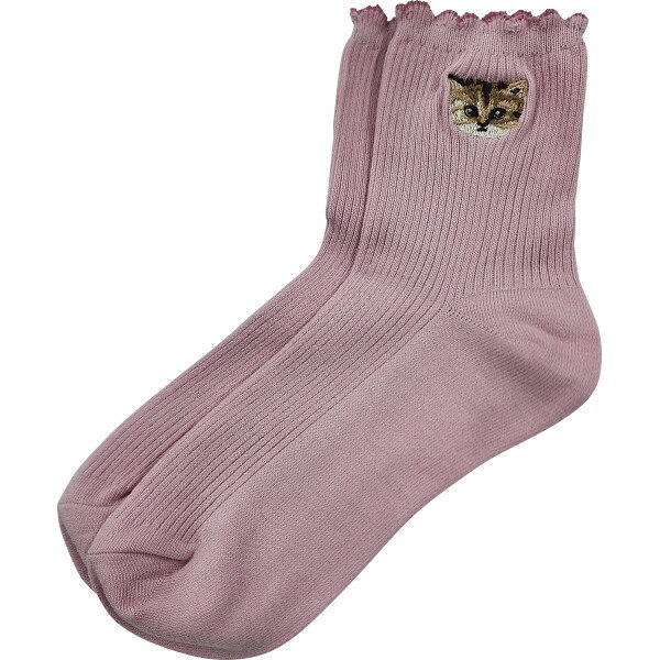 ポール&ジョー レディースソックス ワンポイント刺繍 靴下 プレゼント ギフト 贈り物 お祝い 誕生日 母の日