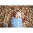 リトルパーマーハウス ベビースワドル 新生児 おくるみ スリーパー カデットブルー 出産祝い ギフト プレゼント 贈り物