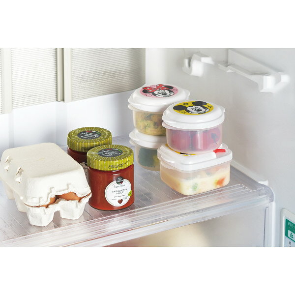 ミッキー＆ミニー レンジ容器5点セット ディズニー 丸形 小判型 お弁当 耐熱容器 保存容器 MM−109