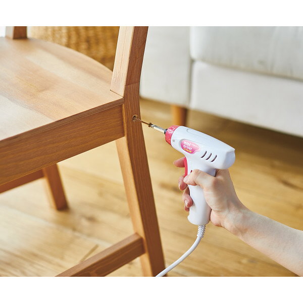 アースマン ミニドライバー 電動 工具 アウトドア 組み立て DIY 手作り 穴あけ 女性やお年寄りでも手軽に