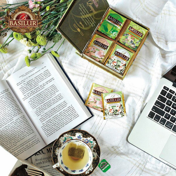 女性に人気！バシラーティー ブーケアソート(4種) 紅茶ギフト ホワイトデー 贈り物 お中元 お歳暮 お祝い 内祝い お返し 粗品