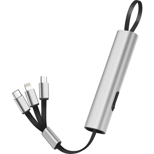 3IN1マルチケーブル 3個同時充電 スマホ タブレット タイプC