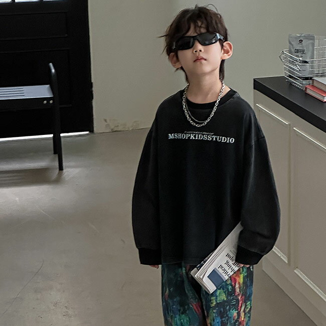 乐天商城 - 【送料無料】 プリント トレーナー スウェット ボーイズ トップス あったか ゆったり 子供服 子供 トレーナー 男の子 学生 かっこいい ファッション スウェット キッズ Tシャツ ジュニア ダンス 90 100 110 120 130 140 150cm 毛玉起きにくい