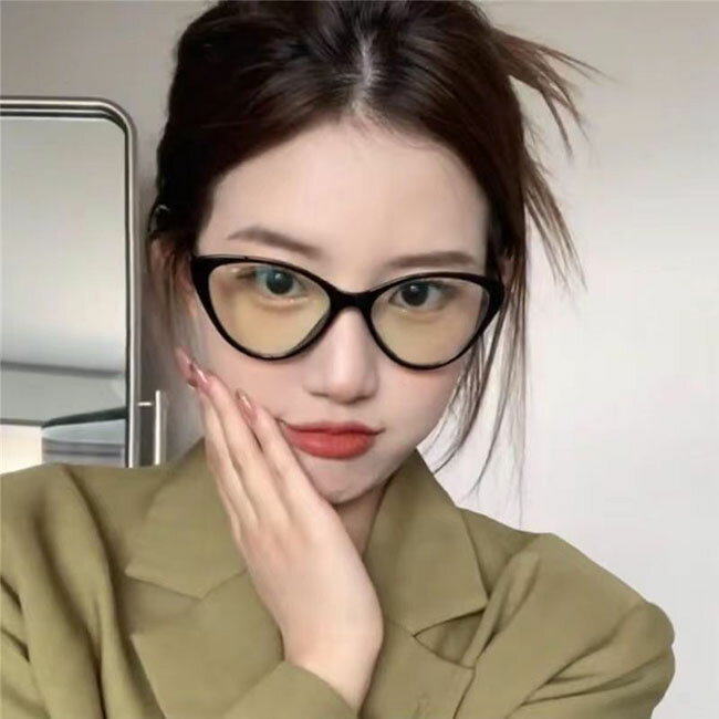 乐天商城 - メガネ レディース 度あり 近視 乱視 度なし PCメガネ 眼鏡 メガネセット 女性 プレゼント ギフト 紫外線対策 送料無料