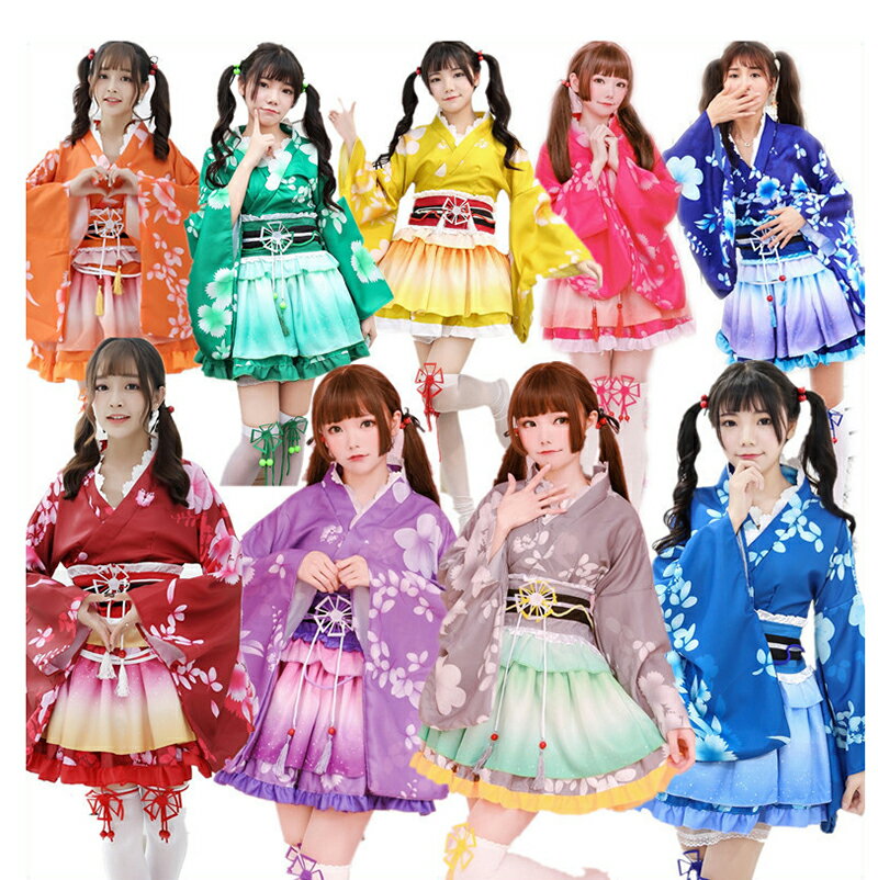 着物和服6点セットレディースコスプ...