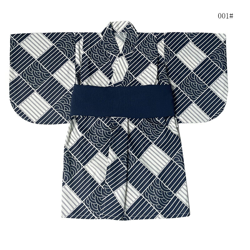 浴衣 男の子 浴衣セット 兵児帯 2点セット 子供 浴衣 キッズ 着物風 和服 夏祭り ...