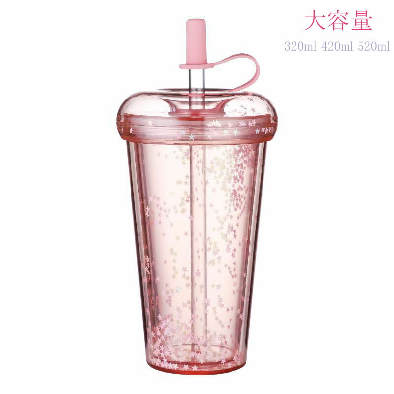 タンブラー 蓋付き ストロー 320ml 420ml 520ml 二重構造 大容量 こぼれない 洗いやすい かわいい カラフル 映え 持ち運び ストロー付き プラスチック コップ 女の子 男の子 小学生 子供 キッズ ジュース ギフト プレゼント パーティー ピクニック タンブラー 水筒 直飲 蓋付き ストロー 二重構造 大容量 こぼれない 洗いやすい かわいい カラフル 映え 持ち運び 1
