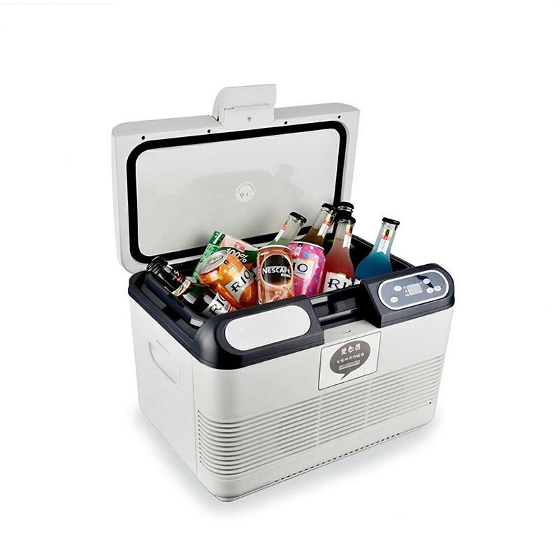 冷蔵庫 冷温庫 保冷温庫 電子保冷保温ボックス 15L -10℃ 65℃ AC110V DC12V 24V 冷...