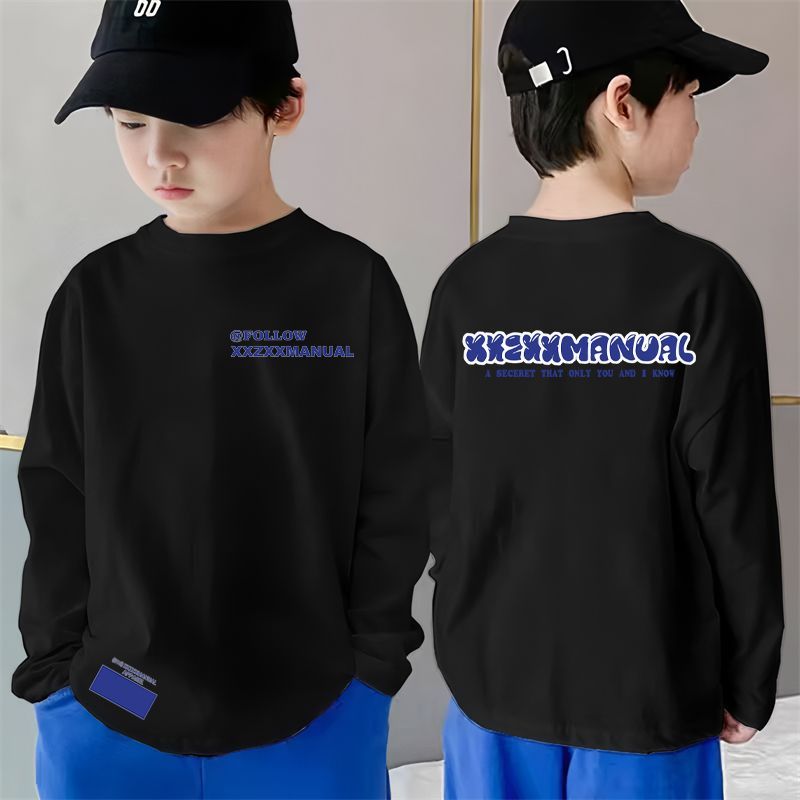 乐天商城 - 【 送料無料 】 プリント トレーナー オーバーサイズ キッズ Tシャツ 綿100% 長袖 スウェット 可愛い 子供服 ベビー 男の子 ボーイズ トップス パーカー トレーナー 吸汗 おしゃれ 親子コーデ 親子リンク かっこいい 80 90 100 110 120 130 140 150cm